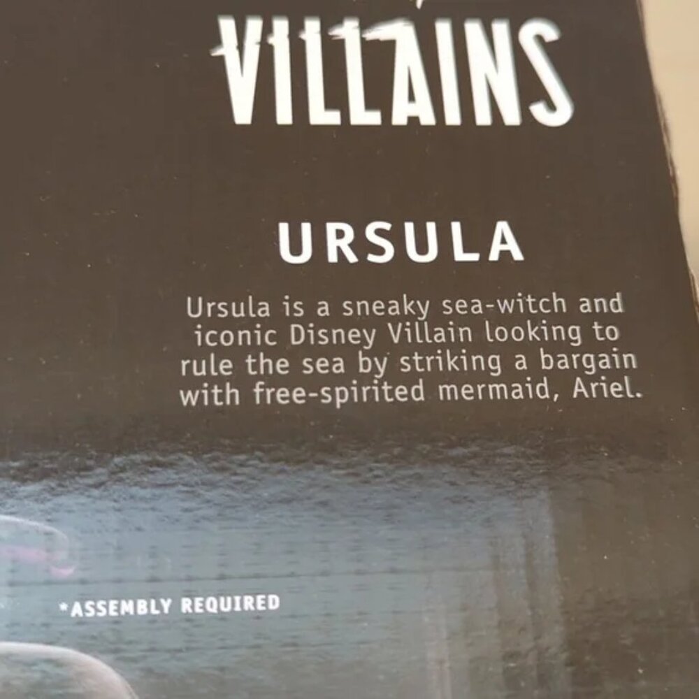 Disney Villains Ursula Remote Control Figure Brand New - Picture 10 of 14